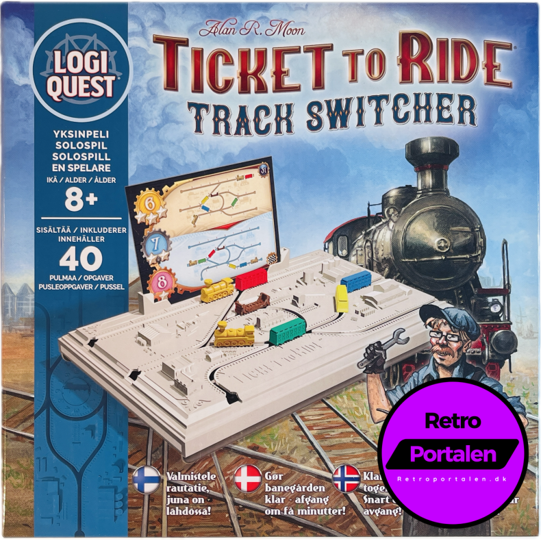 Ticket To Ride: Track Switcher - Train Logic Puzzle Spil Dansk/Nordic Br�tspil (NY) (Logi Quest)