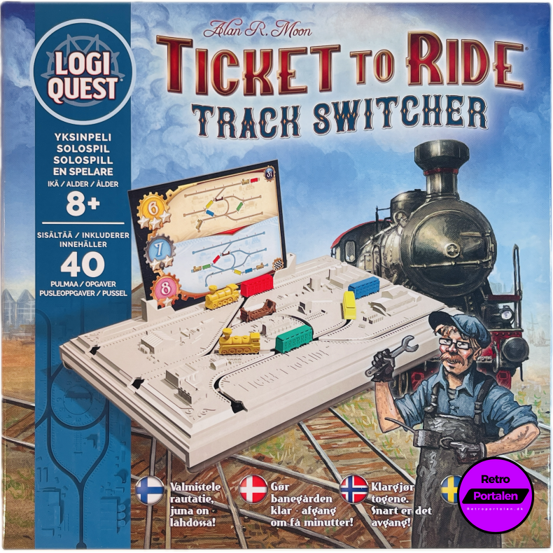 Ticket To Ride: Track Switcher - Train Logic Puzzle Spil Dansk/Nordic Br�tspil (NY) (Logi Quest)