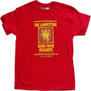 Game Of Thrones T-Shirt (NY) (Rd) (The Lannisters)