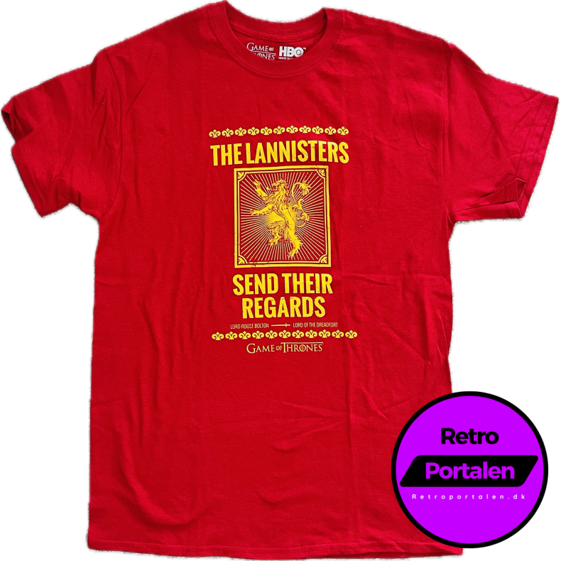 Game Of Thrones T-Shirt (NY) (R�d) (The Lannisters)