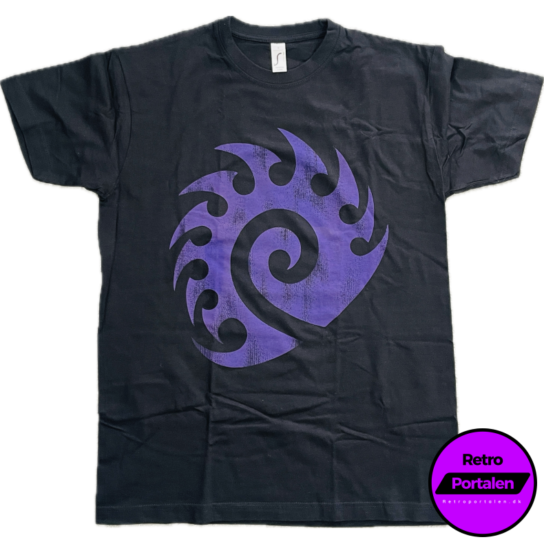 Blizzard Entertainment T-Shirt (NY) (Sort) (Lilla Print Front)