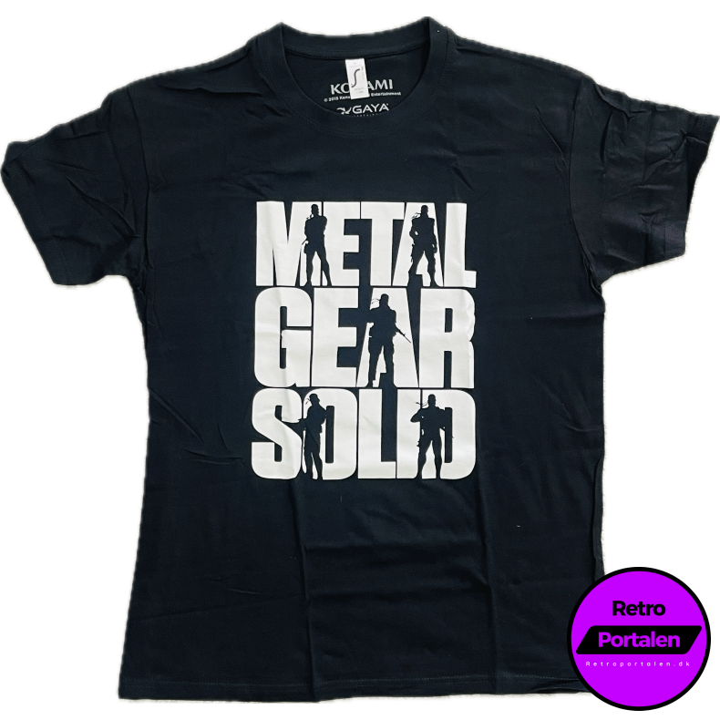 Metal Gear Solid T-Shirt (NY) (Sort) (REGENT11380)
