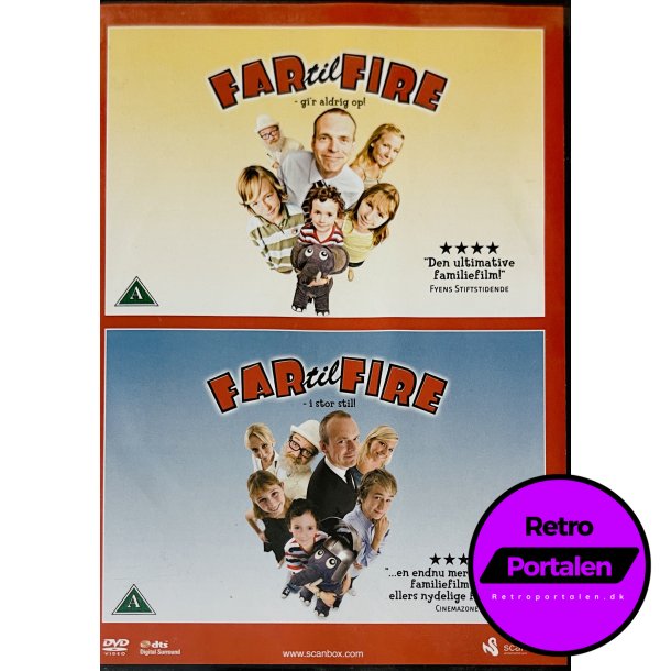 Far Til Fire - Gir Aldrig op! + Far Til Fire - I Stor Stil! (DVD)