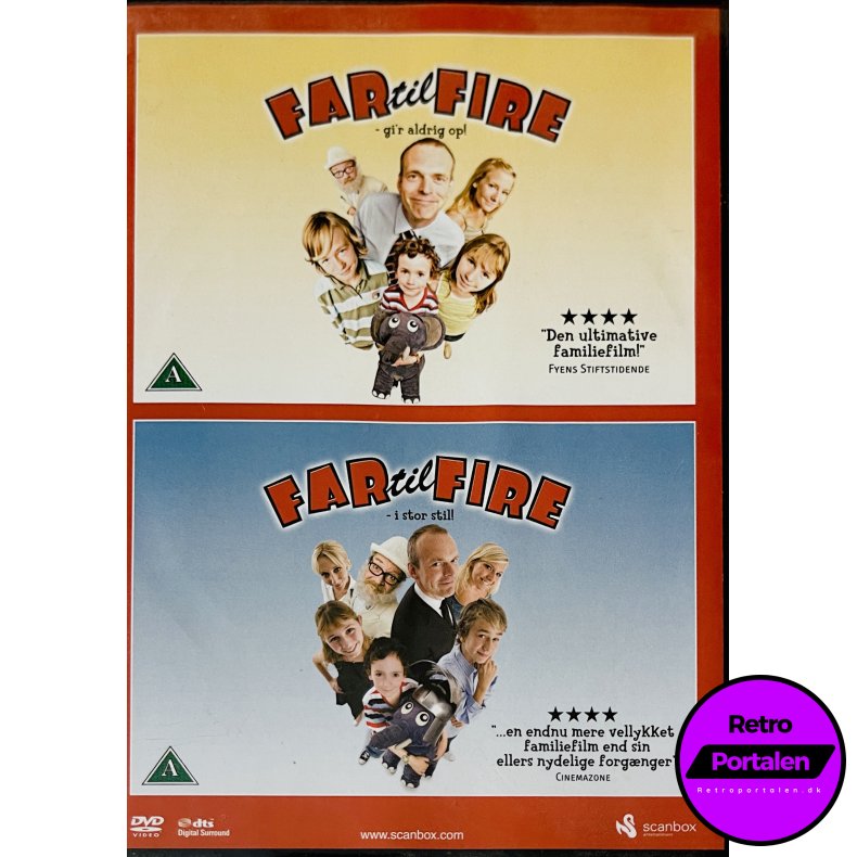 Far Til Fire - Gir Aldrig op! + Far Til Fire - I Stor Stil! (DVD)
