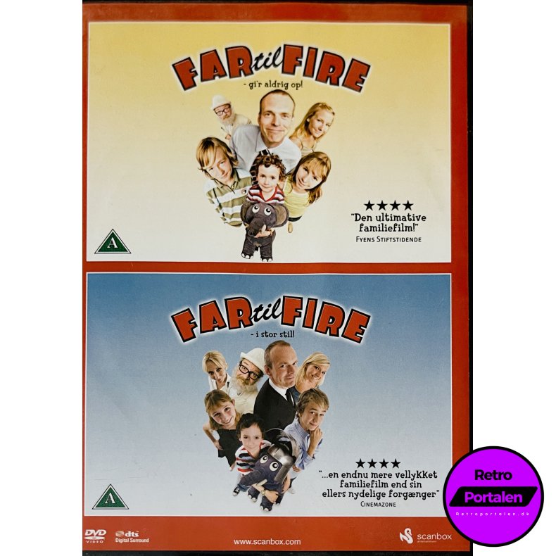 Far Til Fire - Gir Aldrig op! + Far Til Fire - I Stor Stil! (DVD)