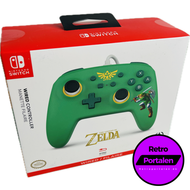 Nintendo Switch PowerA Wired Controller - Hyrule Defender (NY) (Grn) (Switch) (617885061912)