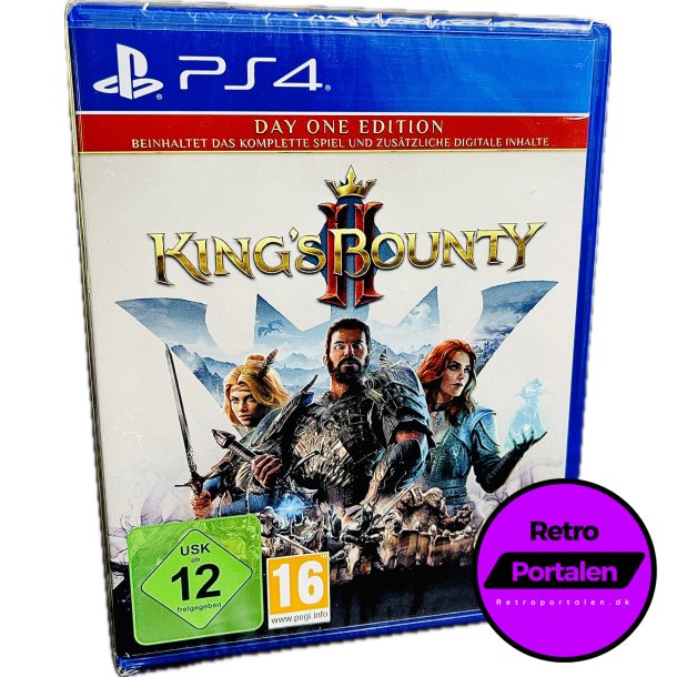 Kings Bounty II (Day One Edition) (Tysk Cover / Engelsk Spil) (NY) (PS4)