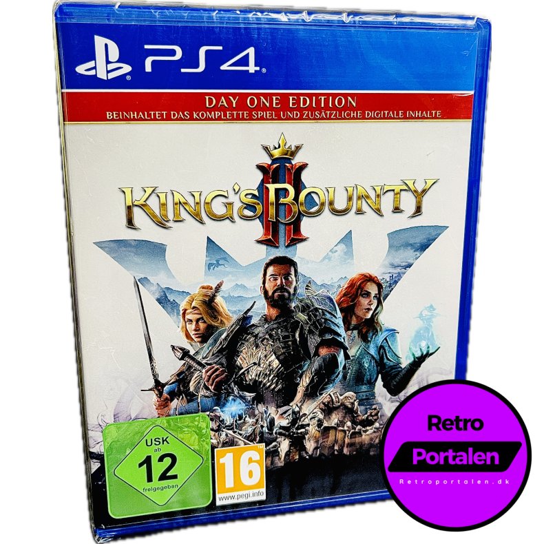 King�s Bounty II (Day One Edition) (Tysk Cover / Engelsk Spil) (NY) (PS4)