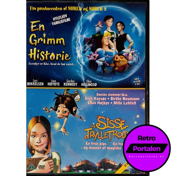 En Grimm Historie + Og Sisse Trylletrolden (2 Disc) (DVD)