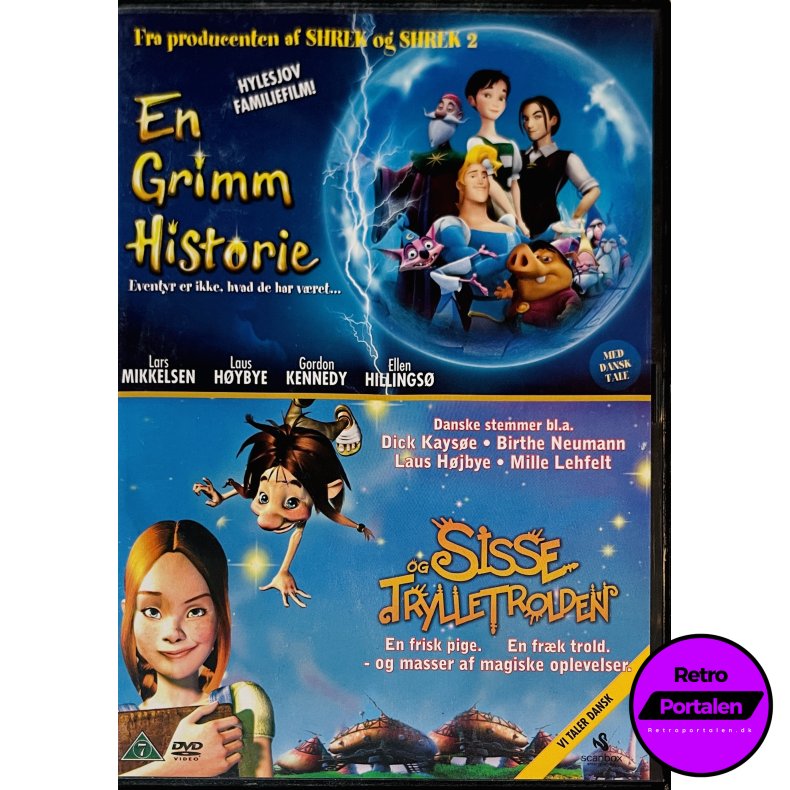 En Grimm Historie + Og Sisse Trylletrolden (2 Disc) (DVD)