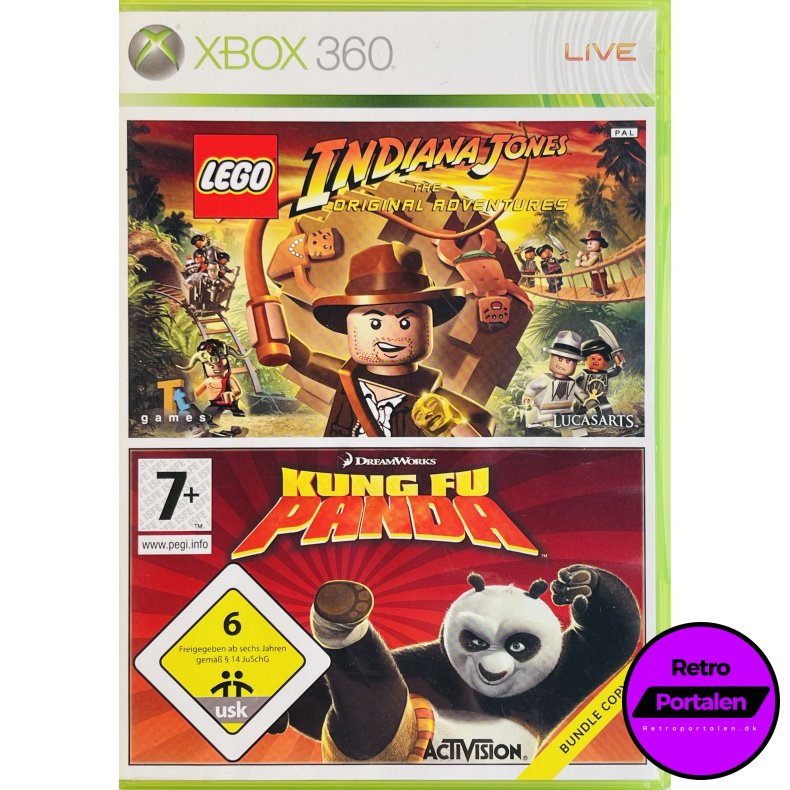 LEGO Indiana Jones + Kung Fu Panda (Xbox 360)