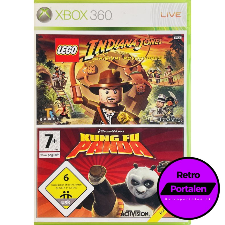 LEGO Indiana Jones + Kung Fu Panda (Xbox 360)