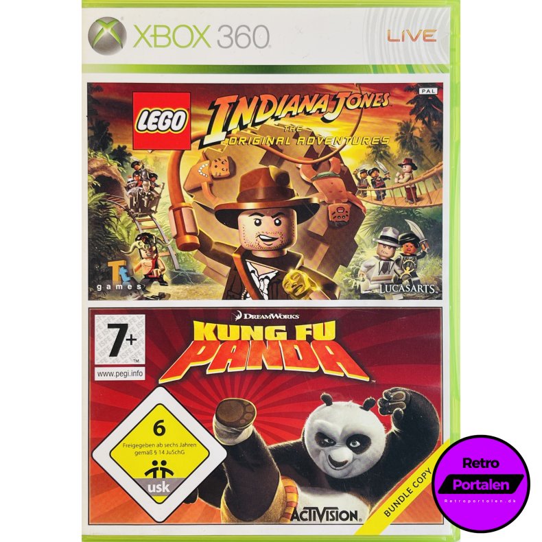 LEGO Indiana Jones + Kung Fu Panda (Xbox 360)