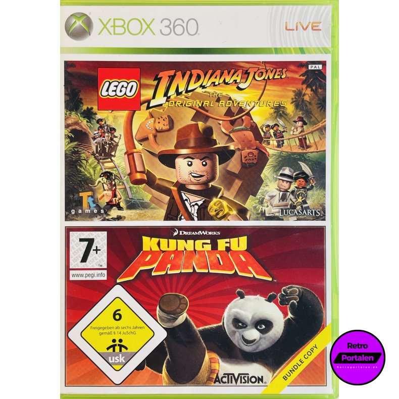 LEGO Indiana Jones + Kung Fu Panda (Xbox 360)