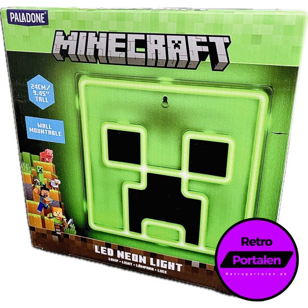 Minecraft Creeper Wall Mountable Led Neon Light (NY) (5056577744842)