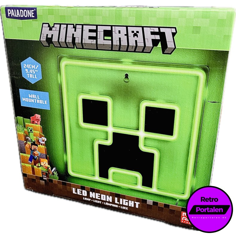 Minecraft Creeper Wall Mountable Led Neon Light (NY) (5056577744842)