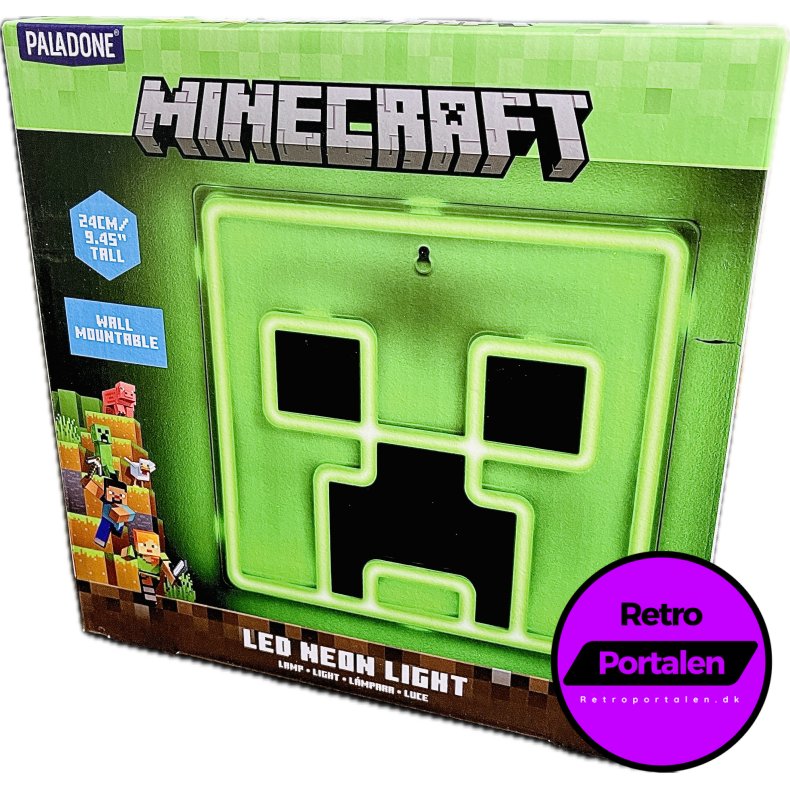 Minecraft Creeper Wall Mountable Led Neon Light (NY) (5056577744842)