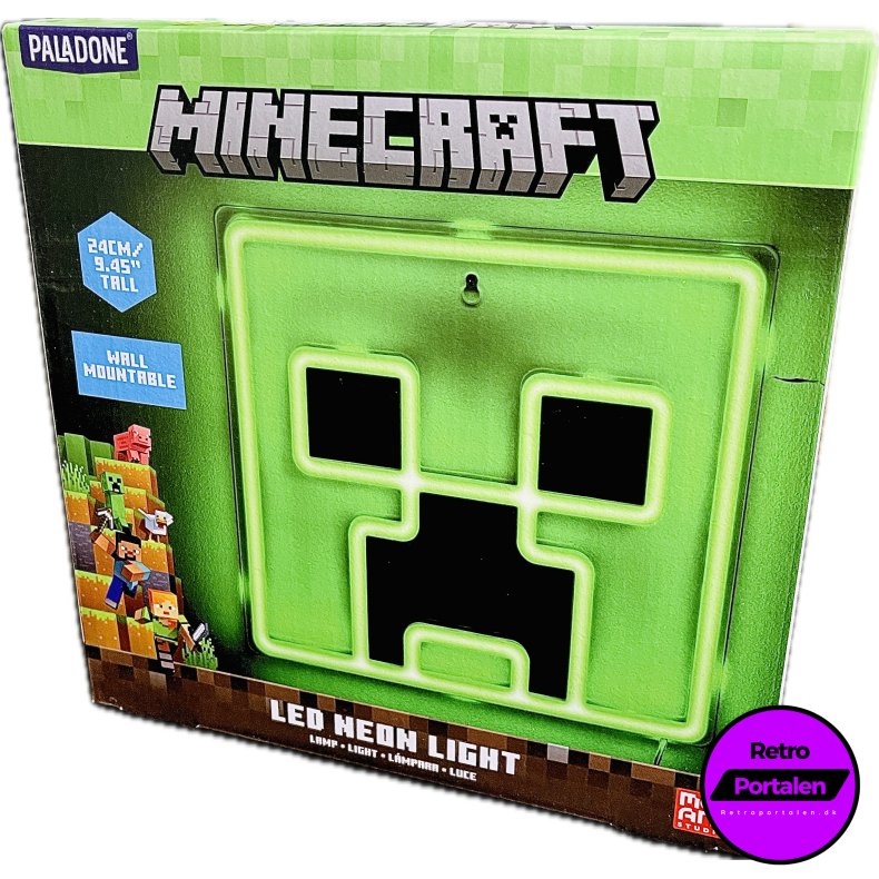 Minecraft Creeper Wall Mountable Led Neon Light (NY) (5056577744842)