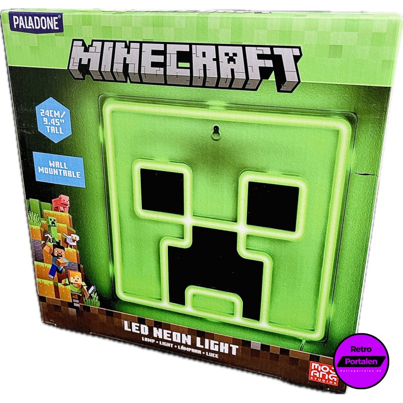 Minecraft Creeper Wall Mountable Led Neon Light (NY) (5056577744842)