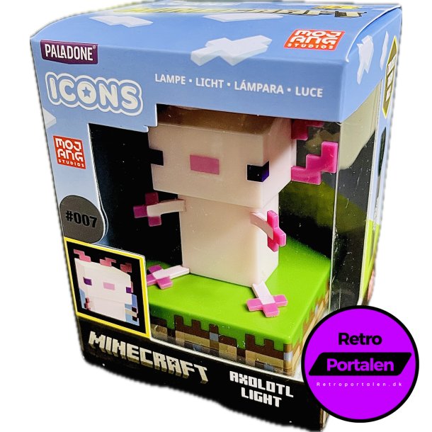 Minecraft Axolotl Icon Light (NY) (5056577711394)
