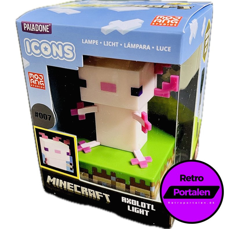 Minecraft Axolotl Icon Light (NY) (5056577711394)