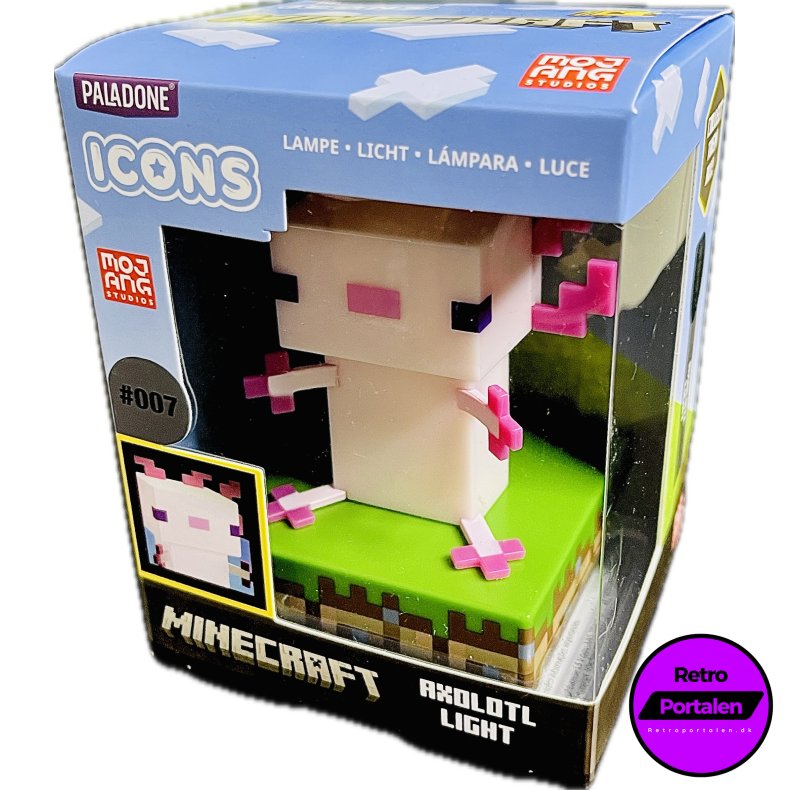 Minecraft Axolotl Icon Light (NY) (5056577711394)