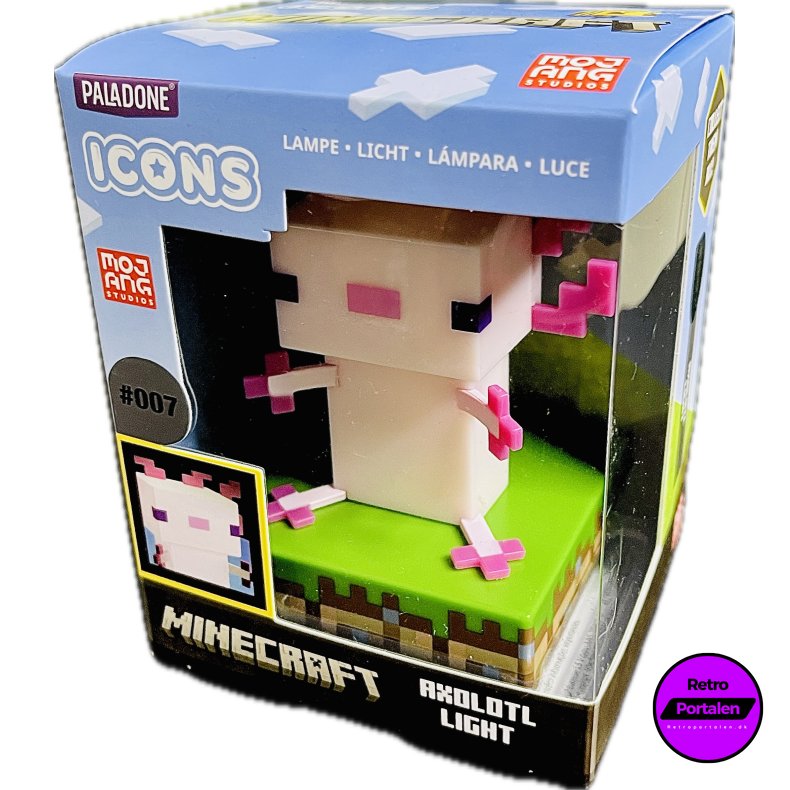 Minecraft Axolotl Icon Light (NY) (5056577711394)