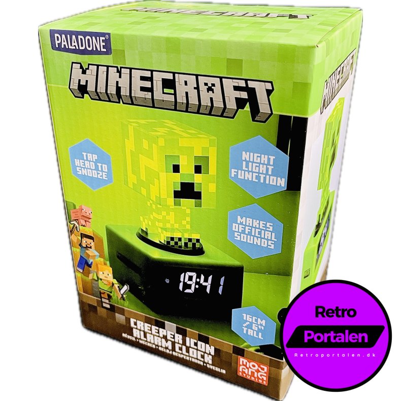Minecraft Creeper Icon Alarm Clock (NY) (5056577711165)