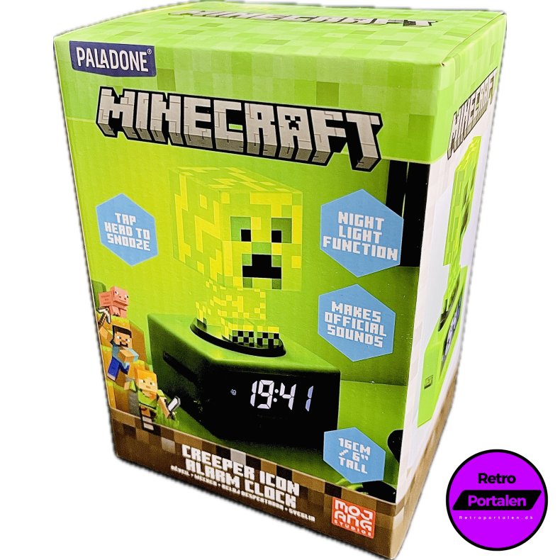 Minecraft Creeper Icon Alarm Clock (NY) (5056577711165)