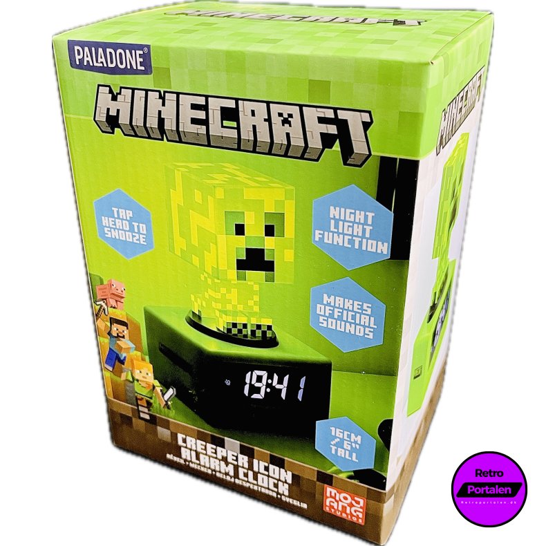 Minecraft Creeper Icon Alarm Clock (NY) (5056577711165)
