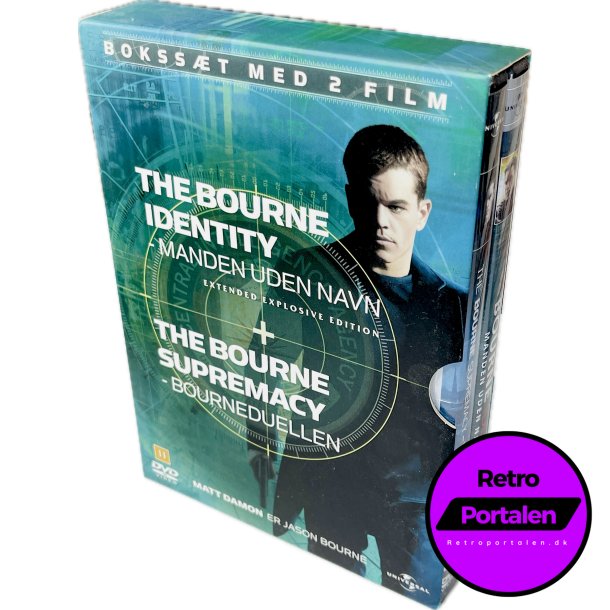 The Bourne Identity + The Bourne Supremacy (Boksst Med 2 Film) (DVD)