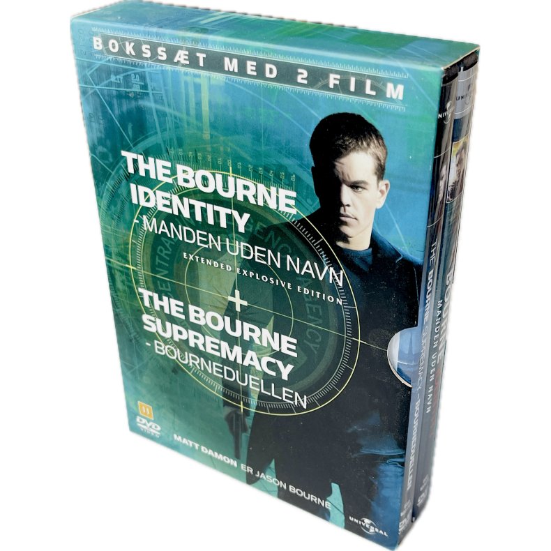 The Bourne Identity + The Bourne Supremacy (Bokss�t Med 2 Film) (DVD)