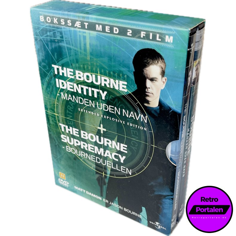 The Bourne Identity + The Bourne Supremacy (Bokss�t Med 2 Film) (DVD)