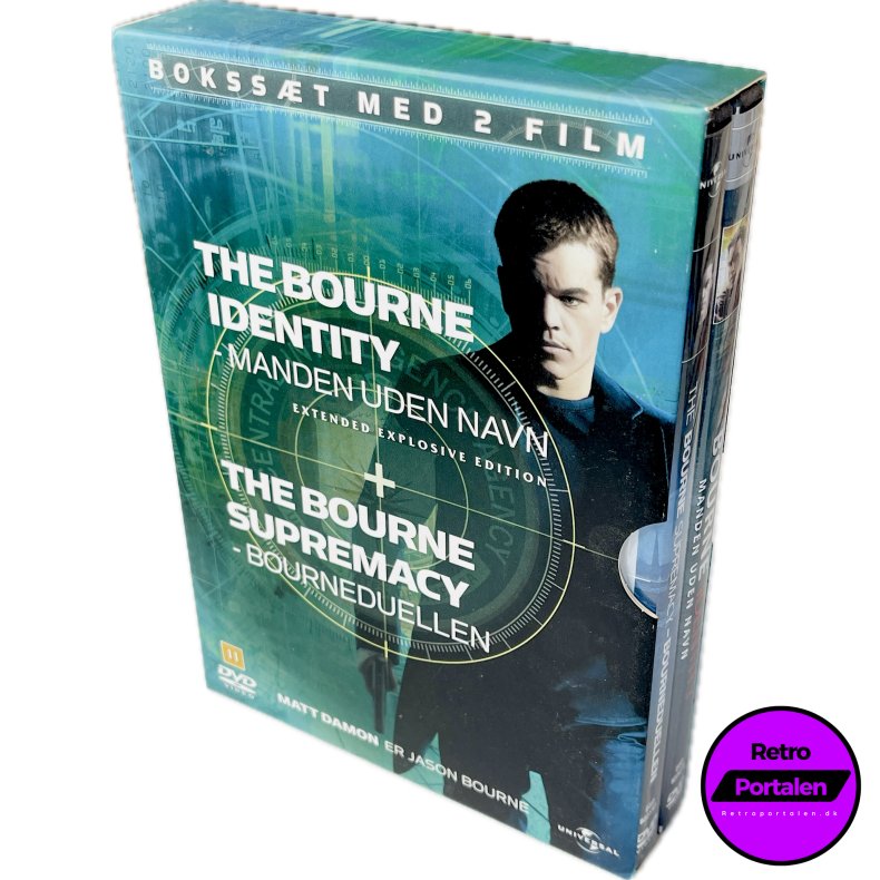 The Bourne Identity + The Bourne Supremacy (Boksst Med 2 Film) (DVD)