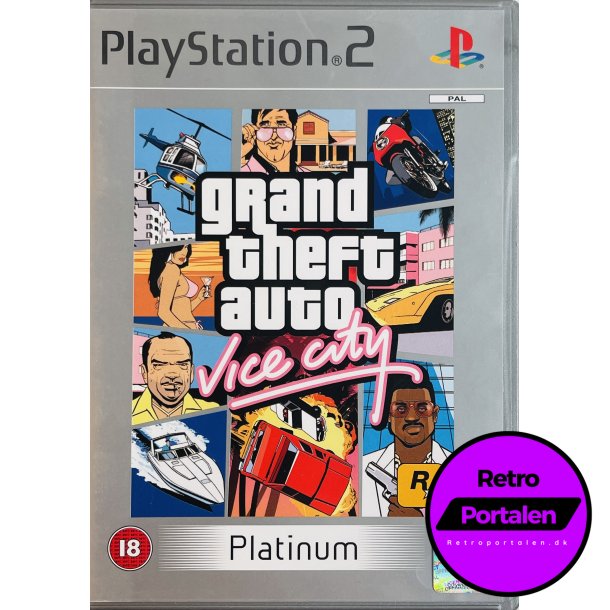 Grand Theft Auto: Vice City (Platinum) (PS2)