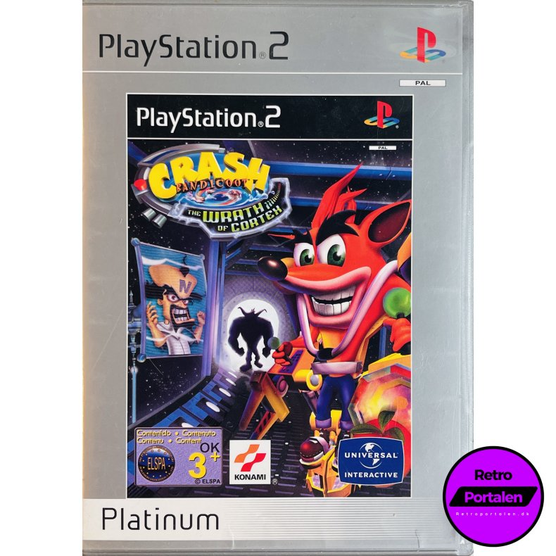 Crash Bandicoot The Wrath Of Cortex (Platinum) (PS2)