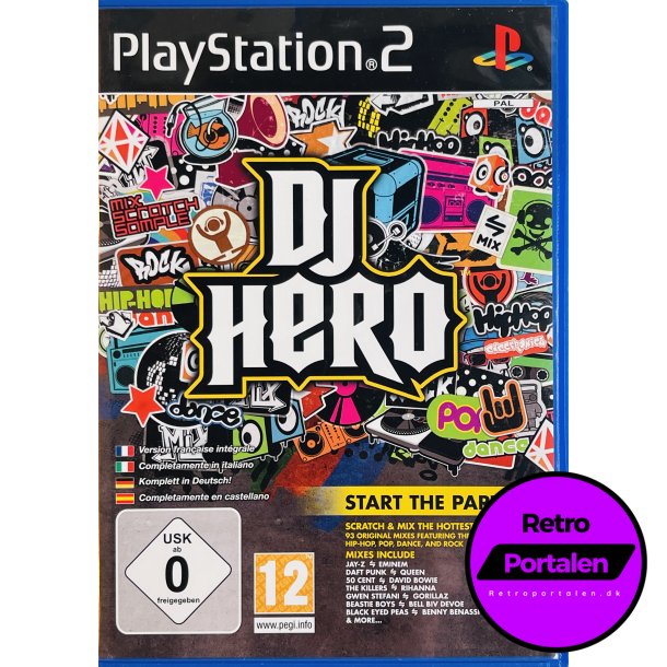 DJ Hero (PS2 Krver turntable) (PS2)