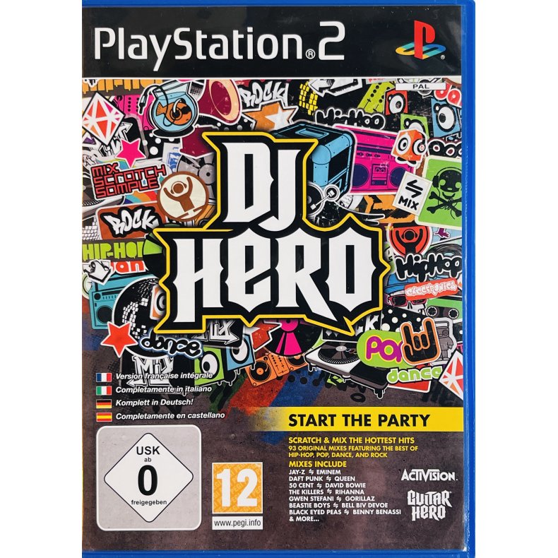 DJ Hero (PS2 Kr�ver turntable) (PS2)