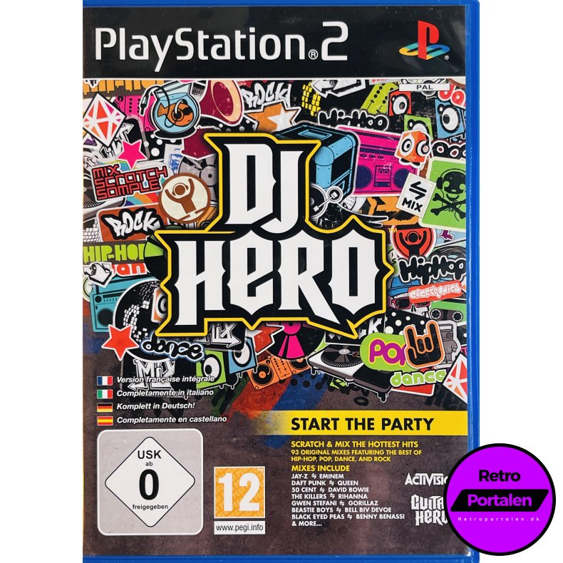DJ Hero (PS2 Kr�ver turntable) (PS2)