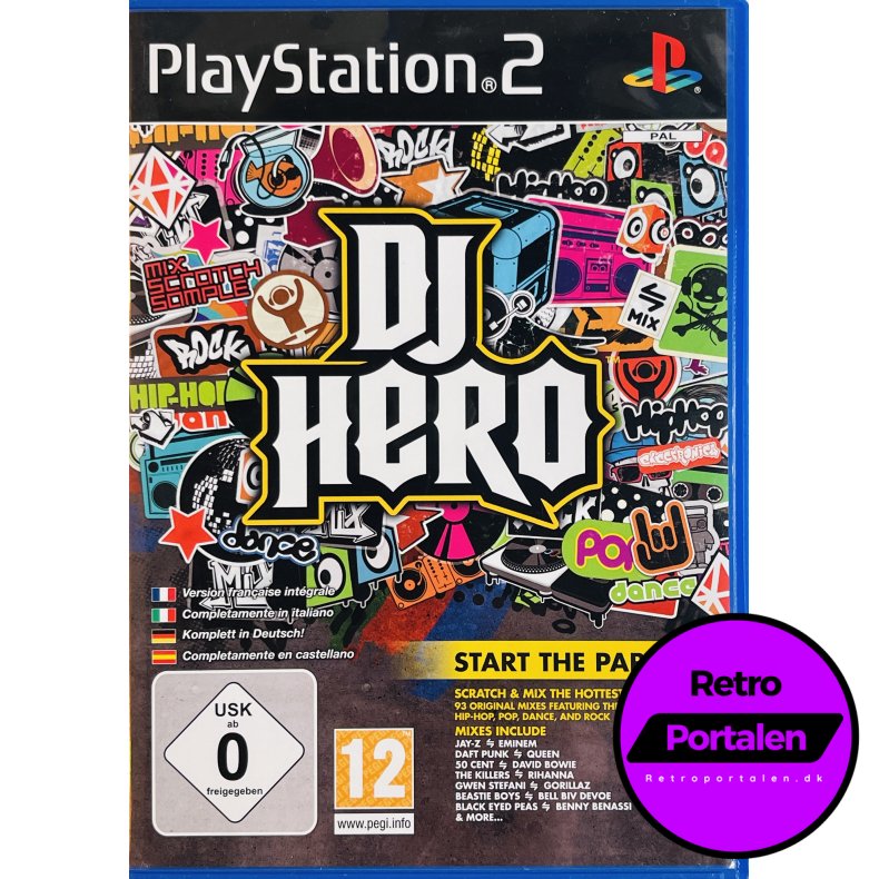 DJ Hero (PS2 Kr�ver turntable) (PS2)