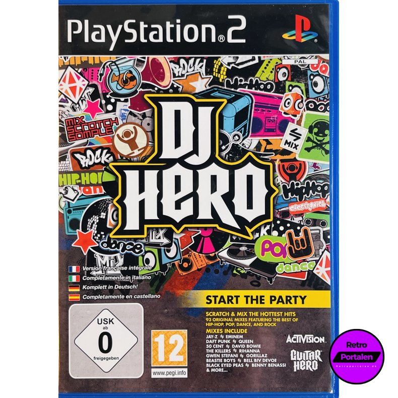 DJ Hero (PS2 Kr�ver turntable) (PS2)