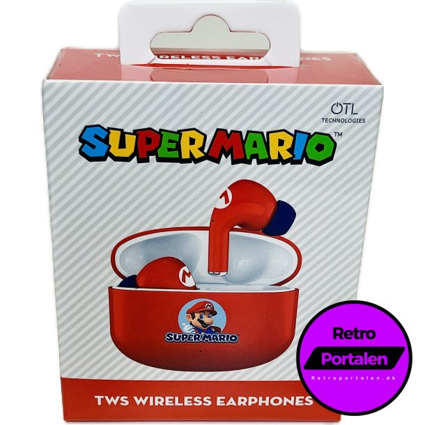 OTL Super Mario TWS Wireless Earphones (Red) (NY) (5055371627238)