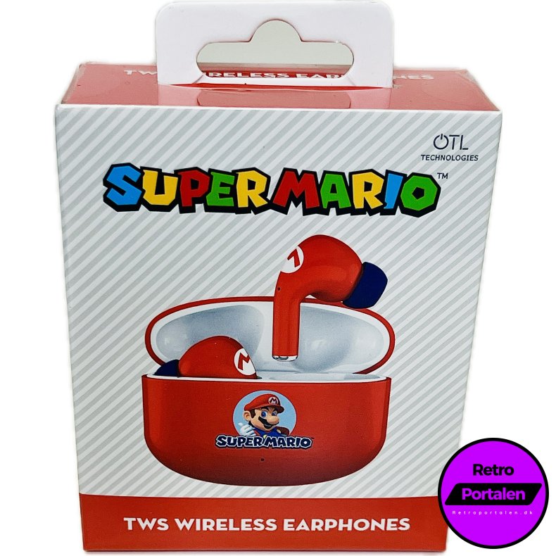 OTL Super Mario TWS Wireless Earphones (Red) (NY) (5055371627238)