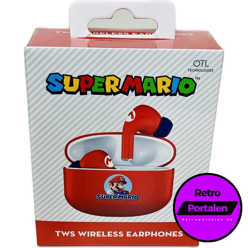 OTL Super Mario TWS Wireless Earphones (Red) (NY) (5055371627238)