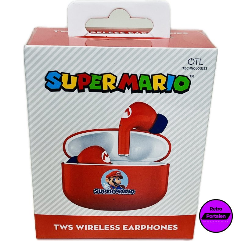 OTL Super Mario TWS Wireless Earphones (Red) (NY) (5055371627238)