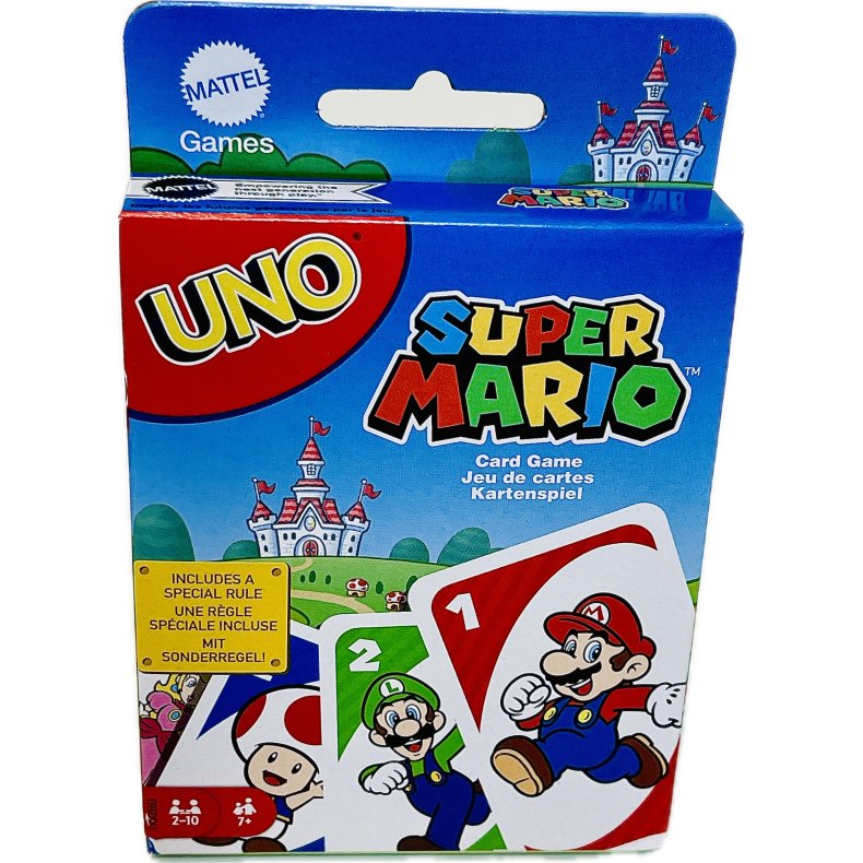 UNO Super Mario (Mattel Games) (Kortspil) (NY) (887961331240)�