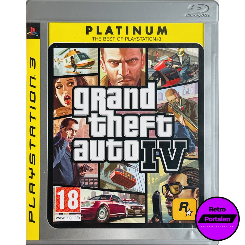 Grand Theft Auto 4 (Platinum) (PS3)