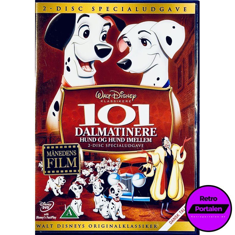 101 Dalmatinere (Hund Og Hund Imellem) (2 Disc Specialudgave) (Nr. 17 Walt Disney Klassikere) (DVD)