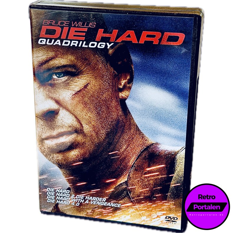 Die Hard Quadrilogy (4 Film Boks) (DVD)