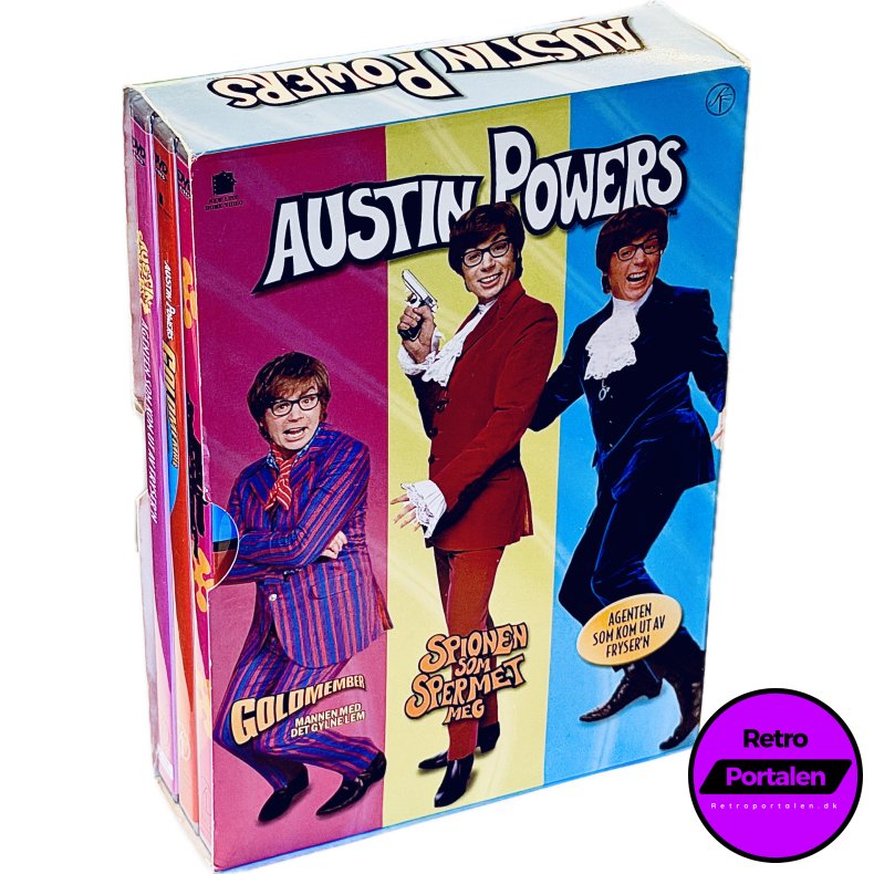Austin Powers (Boks med 3 film) (DVD)